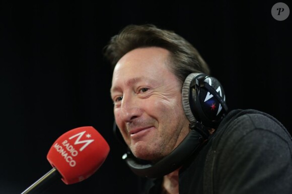Julian Lennon, fils de John Lennon, invité de Radio Monaco, pour parler de sa fondation White Feather, le 23 avril 2013.