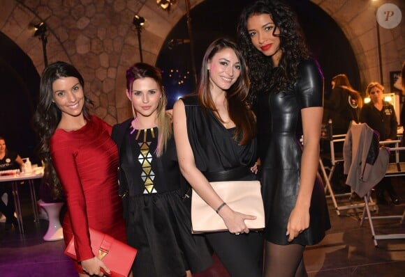 Ludivine Sagna, Kelly Vedovelli, Rachel Legrain-Trapani, Flora Coquerel - Soirée "Public Buzz Awards 2015" au Showcase à Paris le 1er avril 2015.