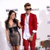 Justin Bieber et sa mere Pattie Mallette - Première du film "Justin Bieber's Believe" au Regal Cinemas L.A. Live à Los Angeles le 18 decembre 2013.