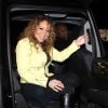 Mariah Carey radieuse arrive au Craig's Restaurant où elle a dîné avec Brett Ratner de Los Angeles, le 22 mars 2015