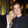 Philippe Torreton (prix du meilleur comédien d'un spectacle public) et sa femme Elsa Boublil - La 26e nuit des Molières aux Folies Bergère à Paris, le 2 juin 2014.