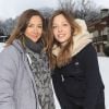 Exclusif - Les actrices Dounia Coesens et Emmanuelle Boidron, étaient toutes les deux marraines d'une opération qui a eu lieu ce week-end de Pâques dans la station de ski de Valmorel. Le 5 avril 2014.