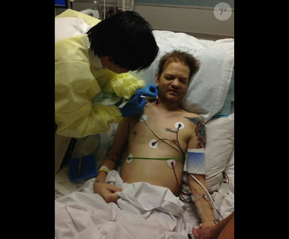 Deryck Whibley à l'hôpital - mai 2014 