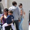 Miranda Kerr emmène son fils Flynn voir son père Orlando Bloom à Malibu, le 28 mars 2015