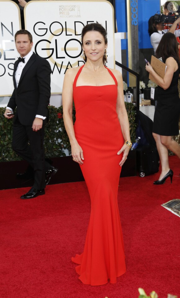 Julia Louis-Dreyfus - 71eme ceremonie des Golden Globe Awards a Beverly Hills le 12 janvier 2013.