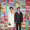 Jaimie Alexander et son compagnon Peter Facinelli lors de la "HBO Emmy After party" à Los Angeles, le 25 août 2014.25/08/2014 - Los Angeles