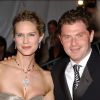 Stephanie March et son époux Bobby Flay au Metropolitan Museum of Art de New York, le 28 avril 2003