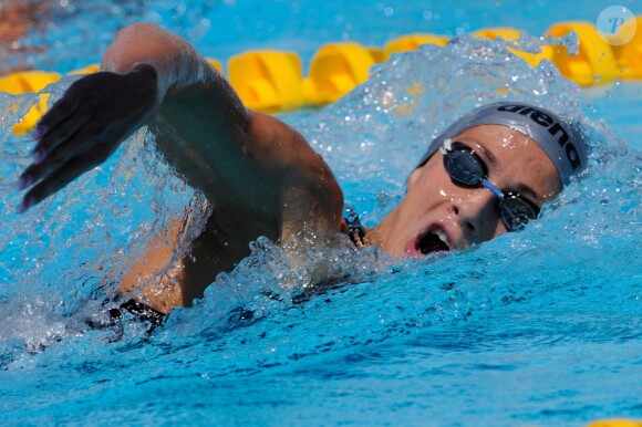Camelia Potec sur le 1 500 mètres nage libre aux championnats du monde de Rome, le 27 juillet 2009