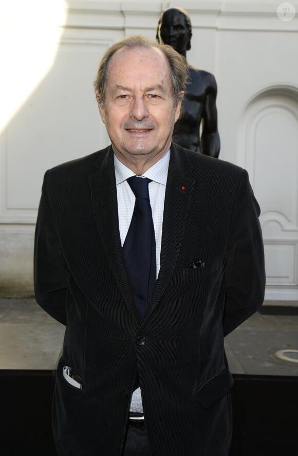 Jean-Marie Rouart - Soirée du cinquième anniversaire du musée Paul Belmondo à Boulogne-Billancourt le 13 avril 2015.
