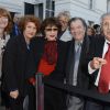 Judith Magre, Michel Le Royer, Daniel Russo, Charly Koubesserian - Soirée du cinquième anniversaire du musée Paul Belmondo à Boulogne-Billancourt le 13 avril 2015.