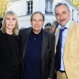  Robert Hossein avec sa femme Candice Patou et Antoine Dul&eacute;ry - Soir&eacute;e du cinqui&egrave;me anniversaire du mus&eacute;e Paul Belmondo &agrave; Boulogne-Billancourt le 13 avril 2015. 