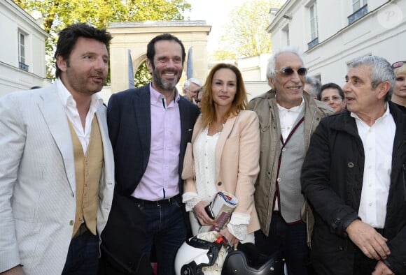 Philippe Lellouche, Christian Vadim, Vanessa Demouy, Gerard Darmon et Michel Boujenah - Soirée du cinquième anniversaire du musée Paul Belmondo à Boulogne-Billancourt le 13 avril 2015.