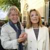 Michel Le Royer et Nicole Calfan - Soirée du cinquième anniversaire du musée Paul Belmondo à Boulogne-Billancourt le 13 avril 2015.