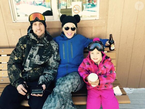 Sur Twitter, la chanteuse Pink a ajouté une photo en famille le 1er janvier 2015