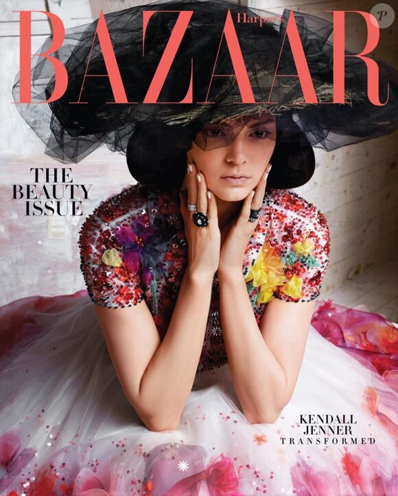 Kendall Jenner photographiée par Karl Lagerfeld pour le numéro de mai 2015 du magazine Harper's Bazaar.