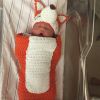 Sur Instagram, le mannequin Sarah Stage a ajouté une photo de son fils le 17 avril 2015
