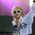 Michel Polnareff en concert à Paris, le 14 juillet 2007.