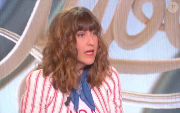 Daphné Bürki dans Le Tube sur Canal+, le samedi 18 avril 2015.