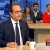 Le président de la République François Hollande, invité exceptionnel du Supplément sur Canal+, le dimanche 19 avril 2015.