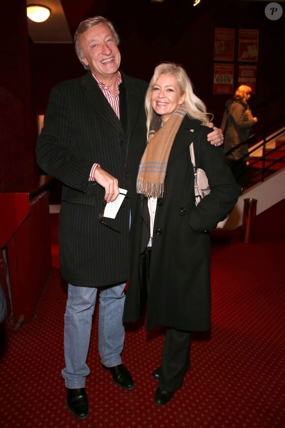 Olivier Lejeune et sa femme à Paris le 6 février 2013.