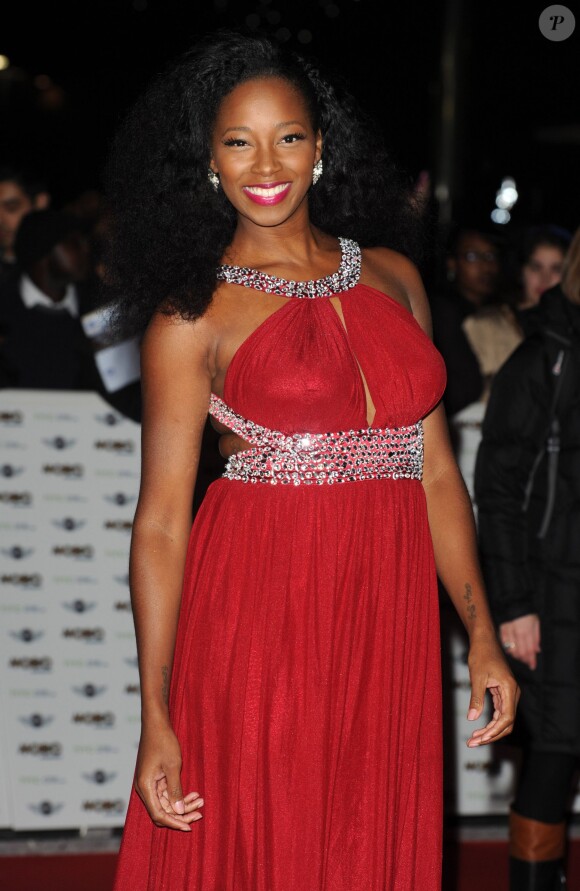Jamelia à la soirée "Mobo Awards 2014" à Londres, le 22 octobre 2014 