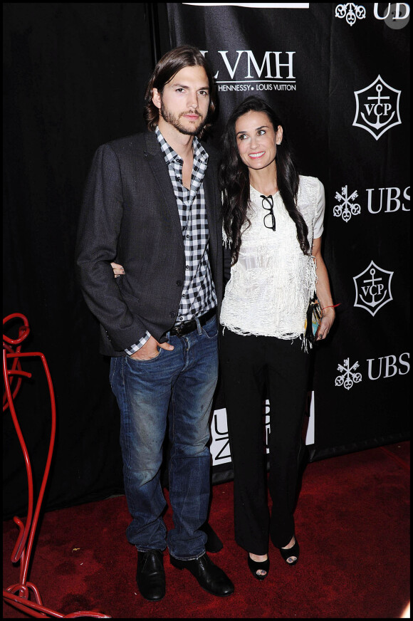 Ashton Kutcher et Demi Moore à New York, le 9 juin 2011 