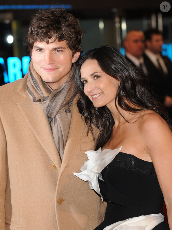 Ashton Kutcher et Demi Moore à la première de Valentine's Day, le 11 février 2010