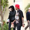 Kylie Jenner et Tyga à Calabasas, Los Angeles, le 23 avril 2015.
