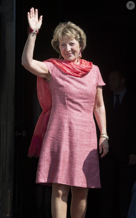 La princesse Margriet des Pays-Bas lors d'un événement le 23 avril 2015 à Amsterdam en vue du 48e anniversaire du roi Willem-Alexander, le 27.