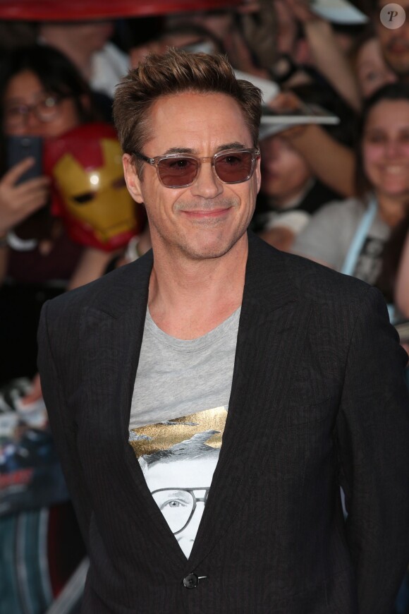 Robert Downey Jr. - Avant-première du film "The Avengers: Age of Ultron" à Londres, le 21 avril 2015. 