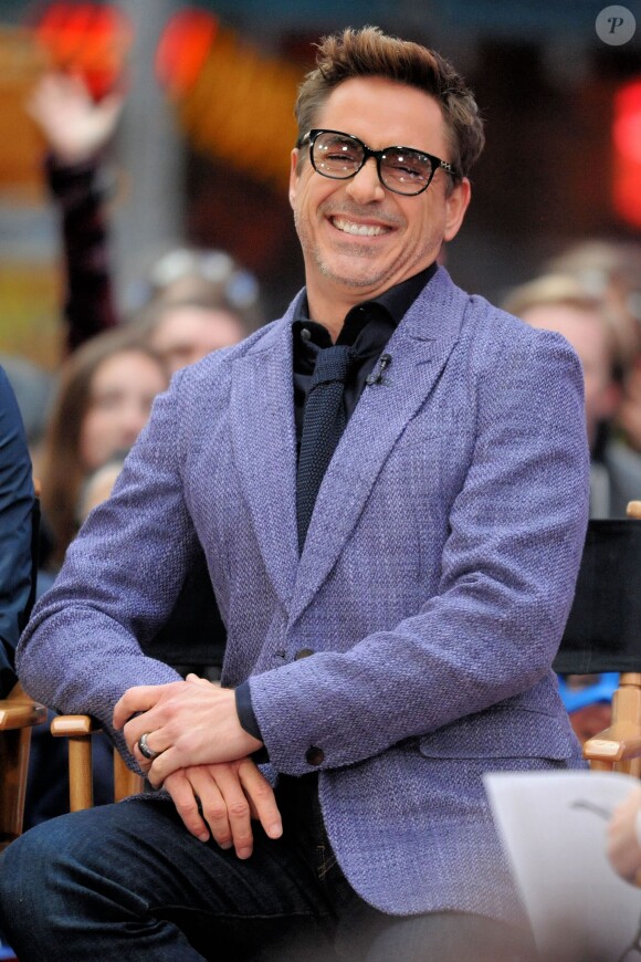 Robert Downey Jr. à New York le 24 avril 2015.