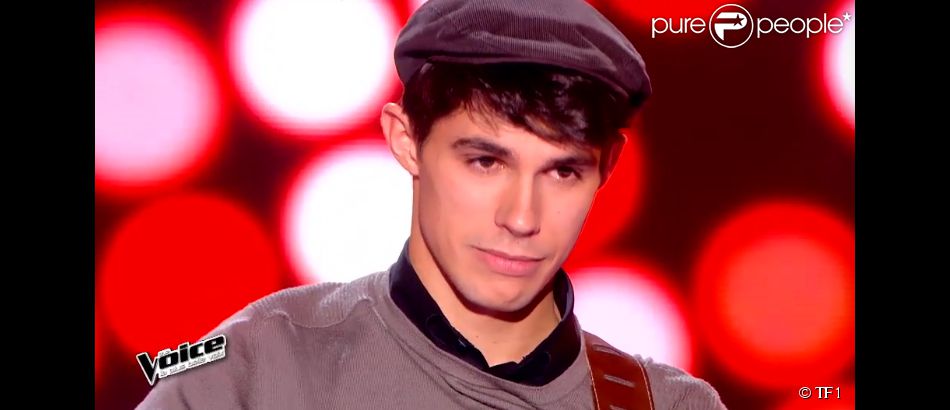 Lilian Renaud lors des auditions à l&#039;aveugle de  The Voice 4 , sur TF1, le samedi 10 janvier 2015
