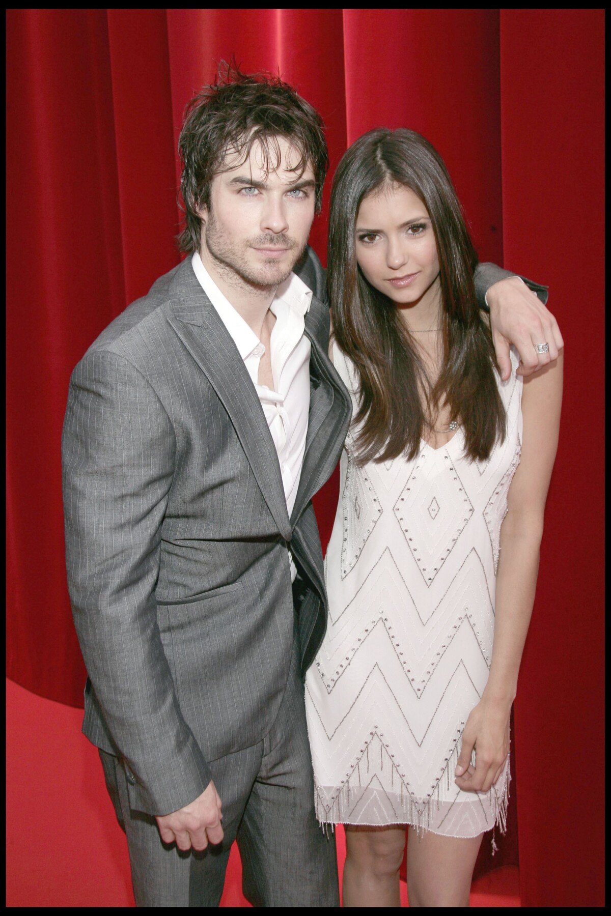 Photo : Nina Dobrev et son ex Ian Somerhlader au festival de la TV de Monte  Carilo, le 6 juin 2010 - Purepeople