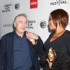 Robert De Niro et Grace Hightower - Projection des Affranchis pour le 25e anniversaire de la sortie du film, dans le cadre du festival de Tribeca à New York le 25 avril 2015