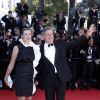 Daniel Auteuil et son épouse Aude Ambroggi lors du 66e festival du film de Cannes le 25 mai 2013