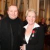 Elise ucet et son mari Martin Bourgeois, décédé en 2011 - Cérémonie de remise des insignes de Chevalier dans l'Ordre National de la Légion d'honneur en 2008.