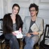 Aurélie Dupont et son mari Jérémie Bélingard - People lors de la présentation de la collection Alexis Mabille prêt-à-porter Automne-Hiver 2015-2016 à Paris, le 4 mars 2015.  