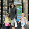 Sarah Jessica Parker et ses filles Marion et Tabitha à New York, le 7 octobre 2014