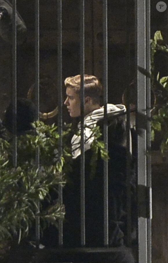 Justin Bieber a une nouvelle coupe de cheveux sur le tournage du film "Zoolander" à Rome, le 29 avril 2015.