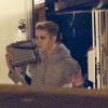 Le canadien Justin Bieber sur le tournage du film "Zoolander" à Rome, le 29 avril 2015.