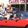 Britney Spears et Iggy Azalea sur le tournage de leur nouveau clip à Studio City, le 9 avril 2015.