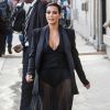 Kim Kardashian arrive aux studios de l'émission Jimmy Kimmel Live! à Hollywood, le 30 avril 2015.