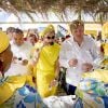 Le roi Willem-Alexander et la reine Maxima des Pays-Bas ont eu l'opportunité de célébrer le Dia di Rincon à Bonaire, le 30 avril 2015