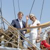 Le roi Willem-Alexander et la reine Maxima des Pays-Bas en visite sur l'île d'Aruba le 1er mai 2015