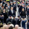 Le roi Willem-Alexander et la reine Maxima des Pays-Bas lors des cérémonies nationales du souvenir à Amsterdam le 4 mai 2015.