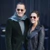 Tom Hanks et sa femme Rita Wilson se promenent a Paris, le 12 octobre 2013. 