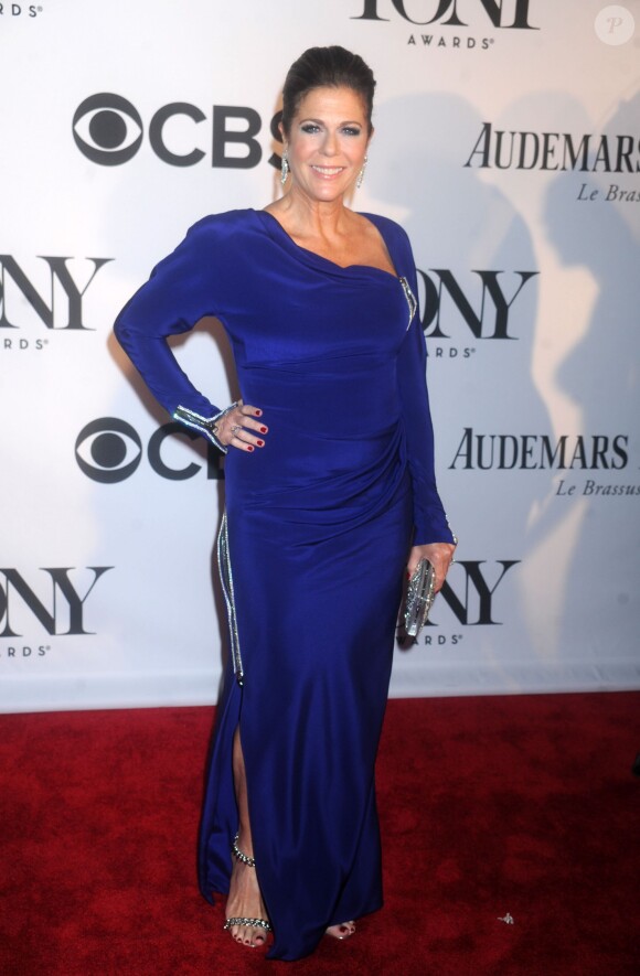Rita Wilson - Ceremonie des "Tony Awards" a New York, le 9 Juin 2013. 