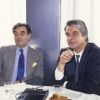 Bernard Pivot et Claude Durand, le 21 avril 1987 à Paris