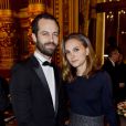  Natalie Portman et son mari Benjamin Millepied &agrave; Paris le 12 janvier 2015. 