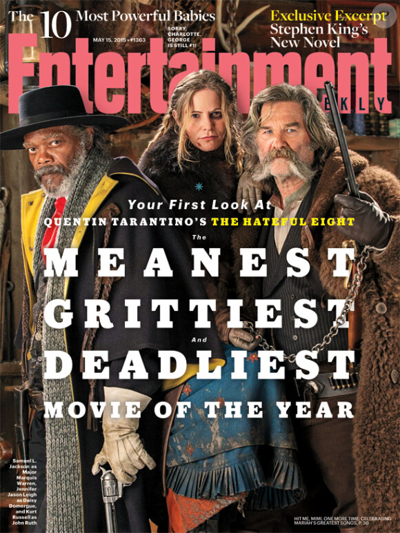 La couverture du magazine Entertainment Weekly dévoile la première officielle du film The Hateful Eight de Quentin Tarantino